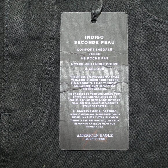 NWT American Eagle Outfitters Size 10 Twill Skindigo Super Stretch Black Shorts - Picture 4 of 8